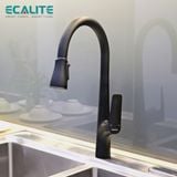 Vòi rửa chén nóng lạnh dây rút Pull-out Ecalite EF-K572B
