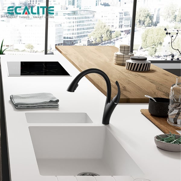 Vòi rửa chén nóng lạnh Pan-tree Ecalite EF-K624B – ảnh 4