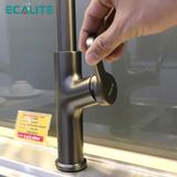 Vòi rửa chén nóng lạnh S-curve Ecalite EF-N288S