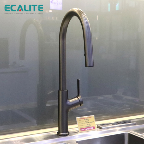 Vòi rửa chén nóng lạnh S-curve Ecalite EF-N288S – ảnh 5