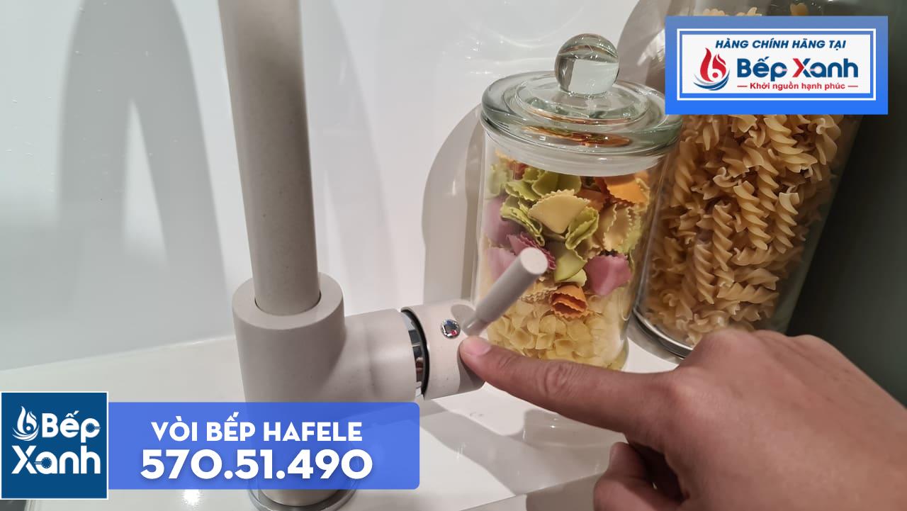 Vòi rửa chén Hafele HT19-GH1F270 570.51.490 - Vòi mạ màu đá tuyệt đẹp – ảnh 6