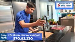 Vòi rửa chén Hafele HT20-CH1F187 / Đồng thau mạ Chrom, Mã số 570.82.230 ảnh 8