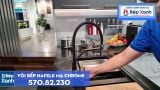 Vòi rửa chén Hafele HT20-CH1F187 / Đồng thau mạ Chrom, Mã số 570.82.230