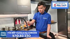 Vòi rửa chén Hafele HT20-CH1F187 / Đồng thau mạ Chrom, Mã số 570.82.230 ảnh 7