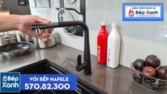 Vòi rửa chén Hafele HT20-GH1P259 / Màu đen / Đồng mạ màu đá, Mã số 570.82.300 ảnh 7