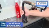 Vòi rửa chén Hafele HT20-GH1P259 / Màu đen / Đồng mạ màu đá, Mã số 570.82.300