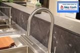 Vòi rửa chén nóng lạnh Malloca K095-S / Inox 304, có dây rút