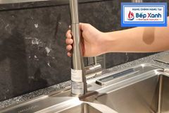 Vòi rửa chén nóng lạnh Malloca K095-SS / Inox 304, có dây rút ảnh 5