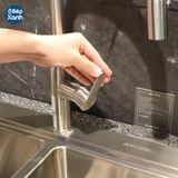 Vòi Rửa Chén Malloca K046-SS / Vòi nóng lạnh, Inox