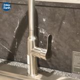 Vòi Rửa Chén Malloca K046-SS / Vòi nóng lạnh, Inox