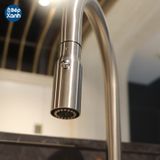 Vòi Rửa Chén Malloca K046-SS / Vòi nóng lạnh, Inox