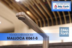 Vòi rửa chén nóng lạnh Malloca K061-S / Inox 304 ảnh 7