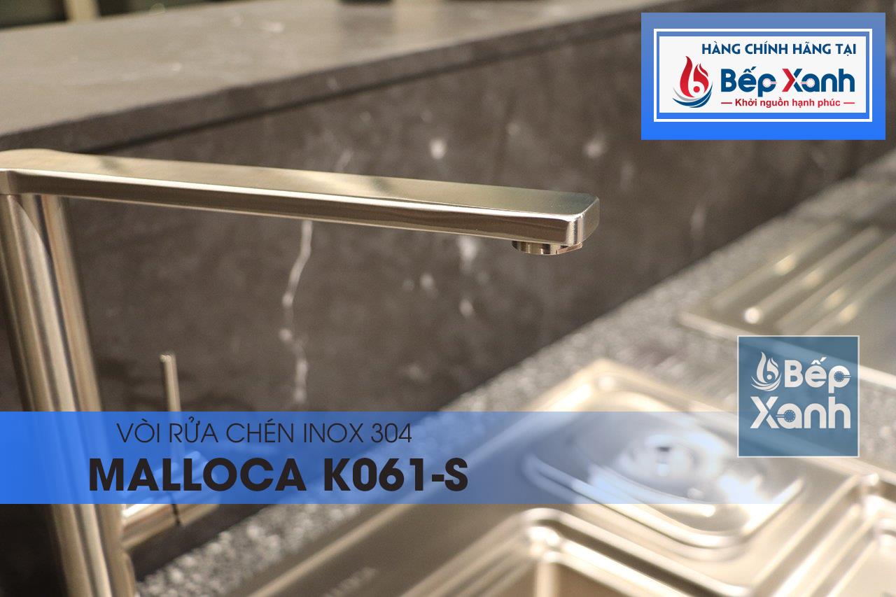 Vòi rửa chén nóng lạnh Malloca K061-S / Inox 304 – ảnh 8