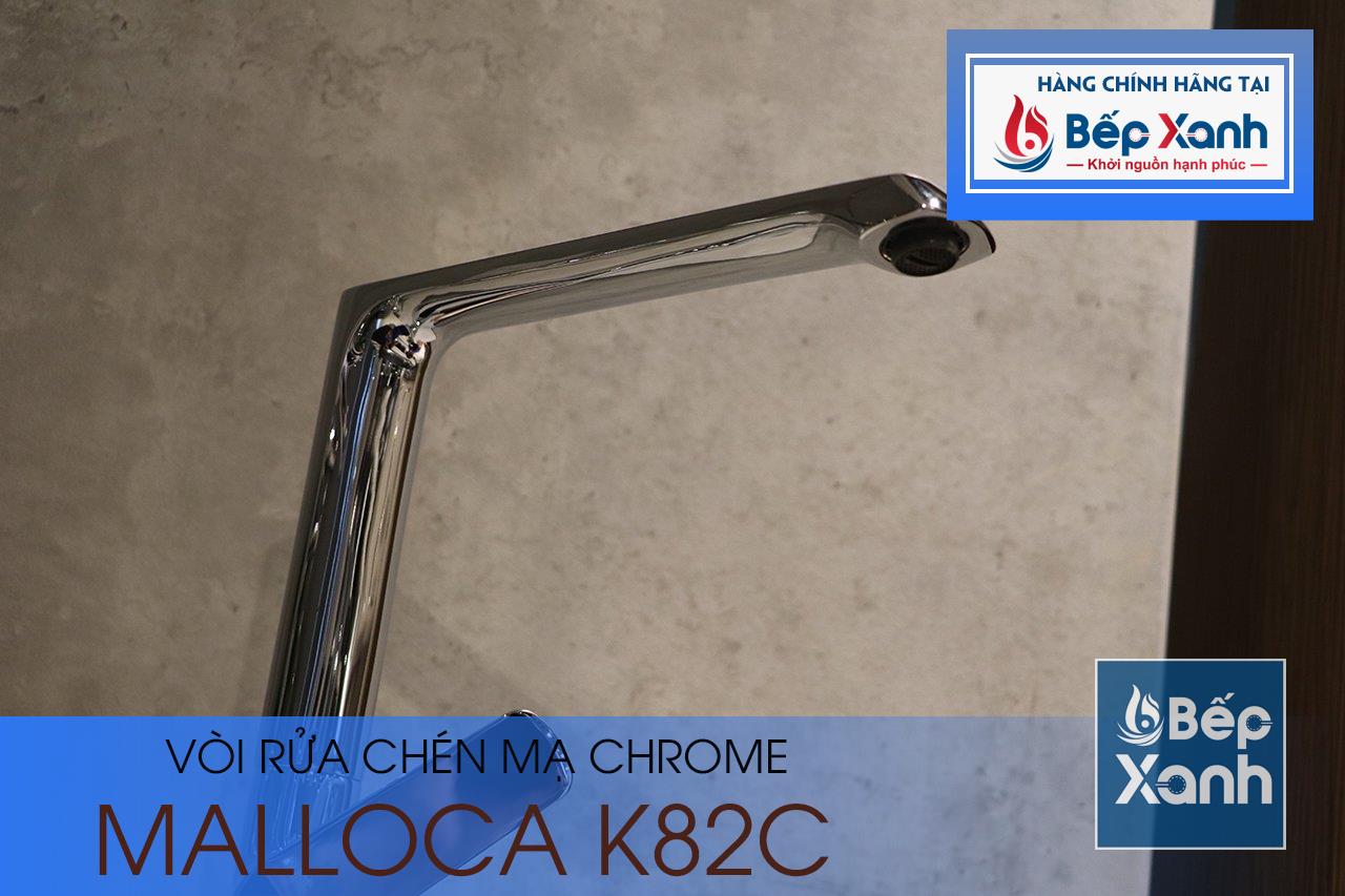 Vòi rửa chén nóng lạnh Malloca K82C / Đồng thau mạ chrome - Phối K82C với chậu rửa Vòi rửa chén nóng lạnh Malloca K82C / Đồng thau mạ chrome - Phối K82C với chậu rửa