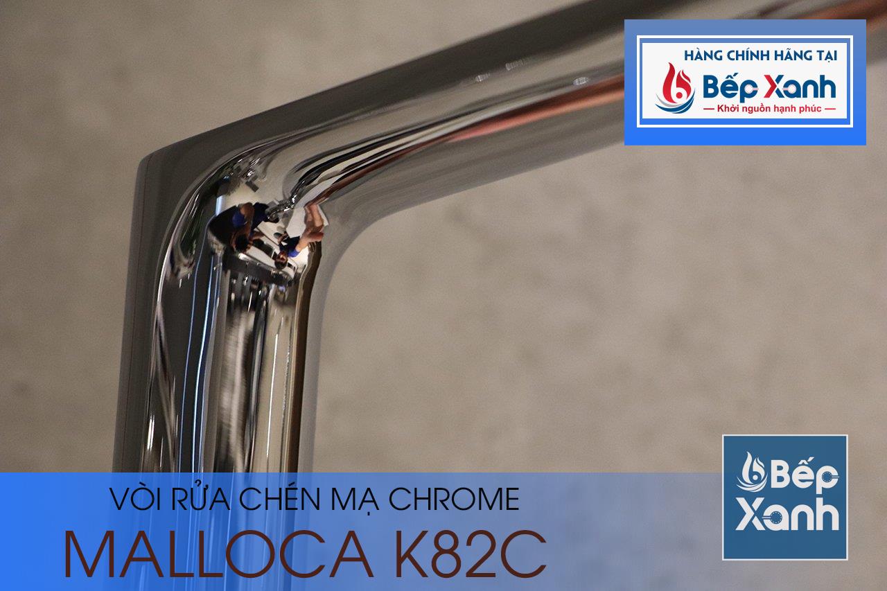 Vòi rửa chén nóng lạnh Malloca K82C / Đồng thau mạ chrome – ảnh 6