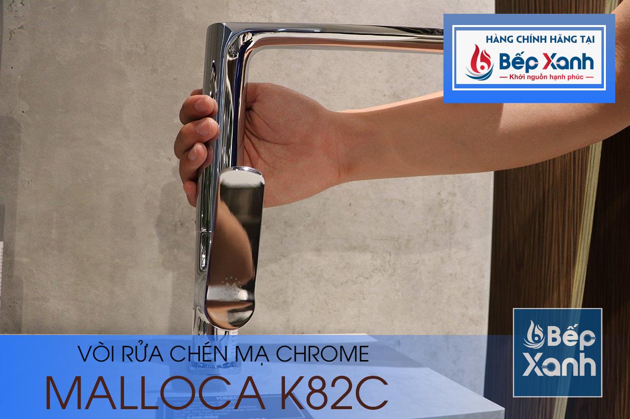 Vòi rửa chén nóng lạnh Malloca K82C / Đồng thau mạ chrome – ảnh 8