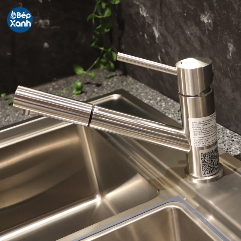 Vòi rửa chén nóng lạnh Malloca K110-SS / Inox 304, có dây rút - Thông tin kỹ thuật dòng K110 Vòi rửa chén nóng lạnh Malloca K110-SS / Inox 304, có dây rút - Thông tin kỹ thuật dòng K110