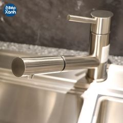 Vòi rửa chén nóng lạnh Malloca K110-SS / Inox 304, có dây rút ảnh 9