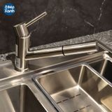 Vòi rửa chén nóng lạnh Malloca K110-SS / Inox 304, có dây rút