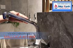 Vòi rửa chén nóng lạnh Malloca K119N9 / Đồng thau mạ chrome, có dây rút ảnh 7