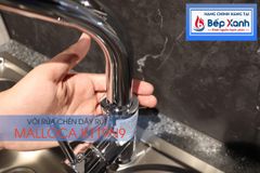 Vòi rửa chén nóng lạnh Malloca K119N9 / Đồng thau mạ chrome, có dây rút ảnh 9