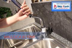 Vòi rửa chén nóng lạnh Malloca K119N9 / Đồng thau mạ chrome, có dây rút ảnh 10