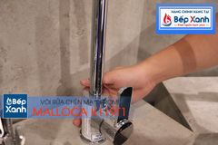 Vòi rửa chén nóng lạnh Malloca K119T1 / Đồng thau mạ chrome ảnh 6