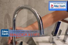 Vòi rửa chén nóng lạnh Malloca K119T1 / Đồng thau mạ chrome ảnh 7