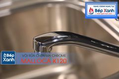Vòi rửa chén nóng lạnh Malloca K120 / Đồng thau mạ chrome ảnh 4