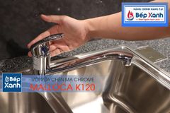 Vòi rửa chén nóng lạnh Malloca K120 / Đồng thau mạ chrome ảnh 10