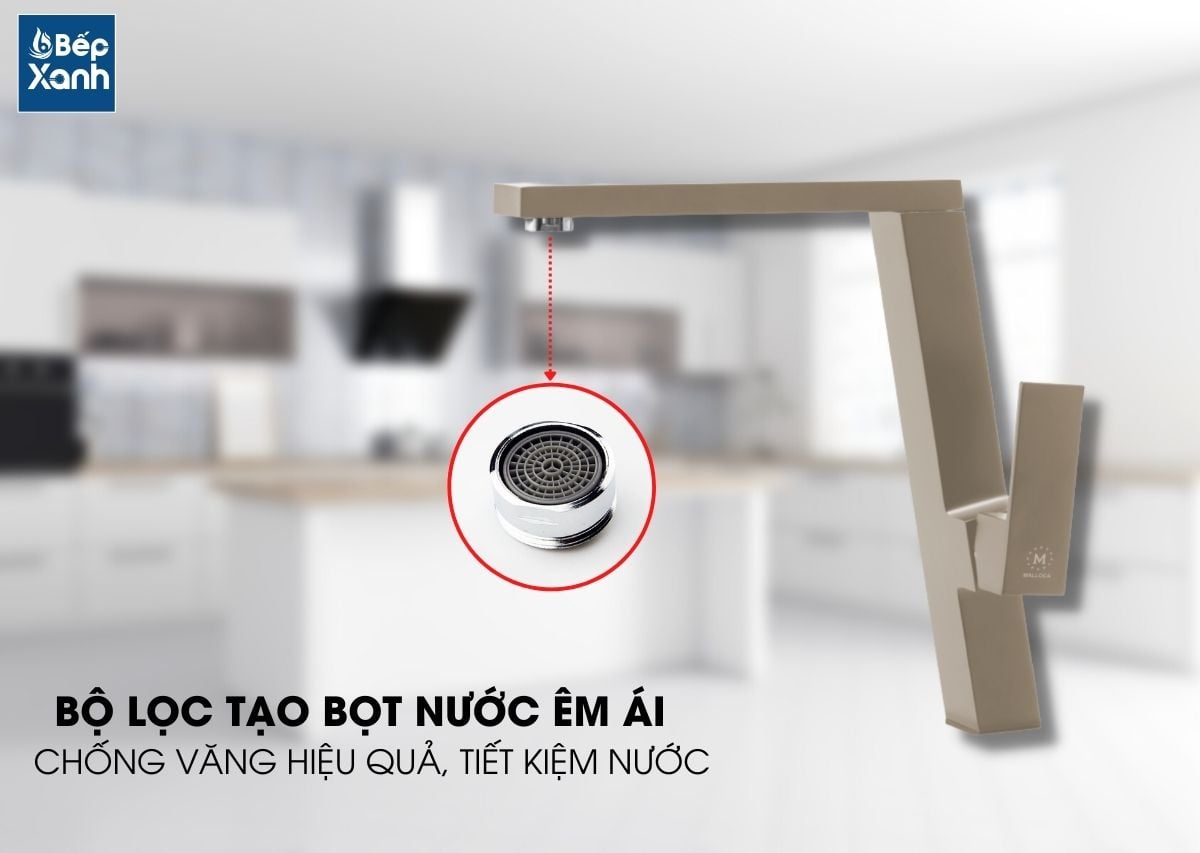 Vòi sơn giả đá màu đất Malloca K131BR - Vòi rửa chén Malloca K131BR trong dòng K131 nhiều màu Vòi sơn giả đá màu đất Malloca K131BR - Vòi rửa chén Malloca K131BR trong dòng K131 nhiều màu