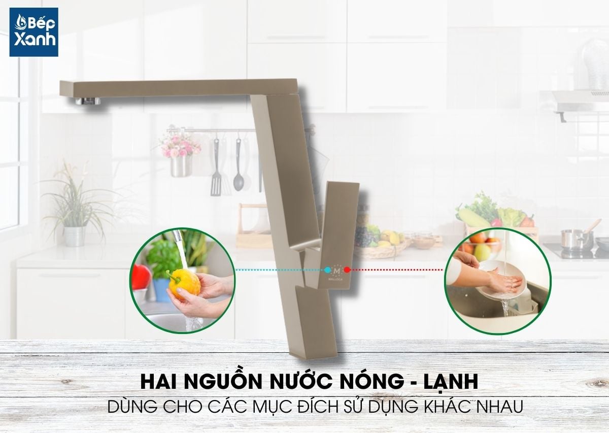 Vòi sơn giả đá màu đất Malloca K131BR – ảnh 7