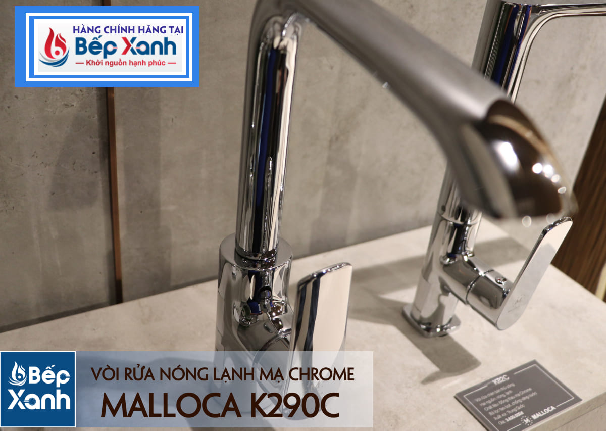 Vòi rửa chén nóng lạnh Malloca K290C / Đồng thau mạ chrome – ảnh 7