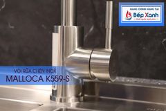 Vòi rửa chén nóng lạnh Malloca K559-S / Inox 304 ảnh 4
