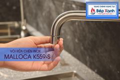 Vòi rửa chén nóng lạnh Malloca K559-S / Inox 304 ảnh 5