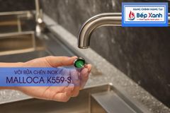 Vòi rửa chén nóng lạnh Malloca K559-S / Inox 304 ảnh 6