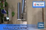 Vòi rửa chén nóng lạnh Malloca K79C / Đồng thau mạ chrome