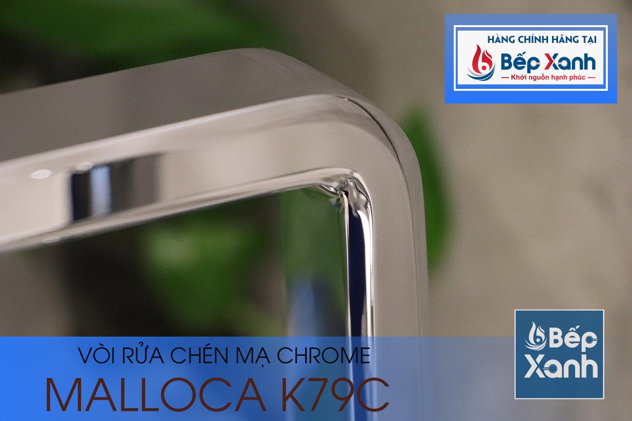 Vòi rửa chén nóng lạnh Malloca K79C / Đồng thau mạ chrome - Phối K79C với chậu và tủ bếp Vòi rửa chén nóng lạnh Malloca K79C / Đồng thau mạ chrome - Phối K79C với chậu và tủ bếp