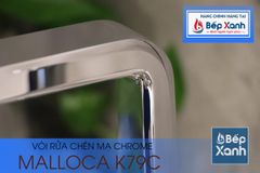 Vòi rửa chén nóng lạnh Malloca K79C / Đồng thau mạ chrome ảnh 5