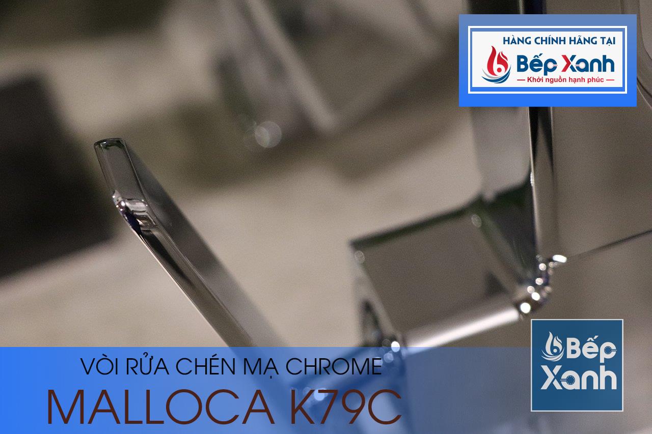 Vòi rửa chén nóng lạnh Malloca K79C / Đồng thau mạ chrome – ảnh 6