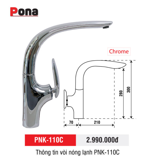 Vòi rửa Pona PNK-110C – ảnh 5
