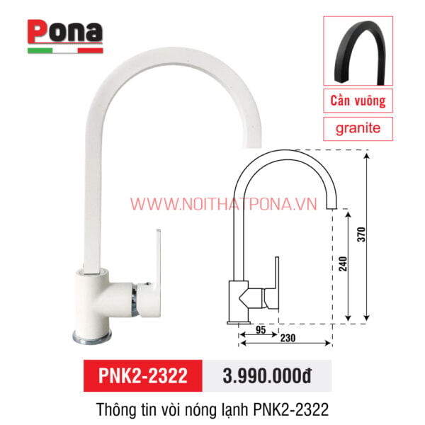 Vòi rửa chén Pona PNK2-2322 – ảnh 7