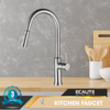  Vòi rửa chén nóng lạnh dây rút Pull-down Ecalite EF-K134S 