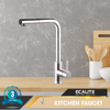  Vòi rửa chén nóng lạnh dây rút Pull-down Ecalite EF-K185S 