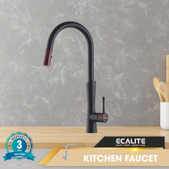 Vòi rửa chén nóng lạnh dây rút E-Signature Ecalite EF-N2023B ảnh 2