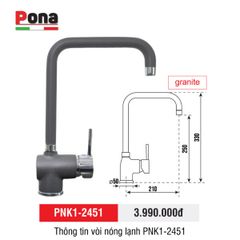 Vòi rửa chén Pona PNK1-2451 ảnh 6