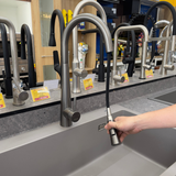 Vòi rửa chén nóng lạnh Pull-down Ecalite EF-K149G