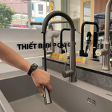 Vòi rửa chén nóng lạnh Pull-down Ecalite EF-K149G