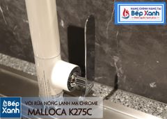 Vòi rửa chén nóng lạnh Malloca K275C / Đồng thau mạ chrome ảnh 5