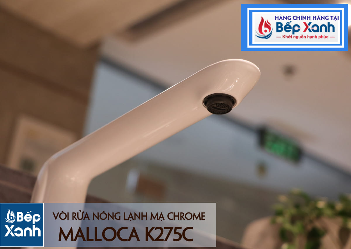Vòi rửa chén nóng lạnh Malloca K275C / Đồng thau mạ chrome – ảnh 8